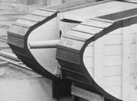 6pdr gun ot the front of the Mark VI tank