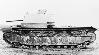 ​A7E2 в ходе испытаний. Хорошо заметны отличия в конструкции экранов - Первый крейсерский | Warspot.ru