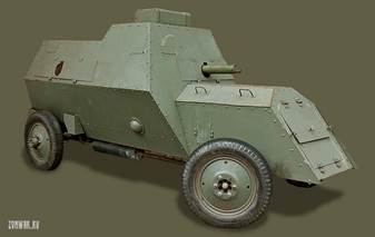 Бронеавтомобиль Руссо-Балт модель 1914 года