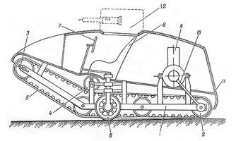 Схема вездехода Пороховщикова