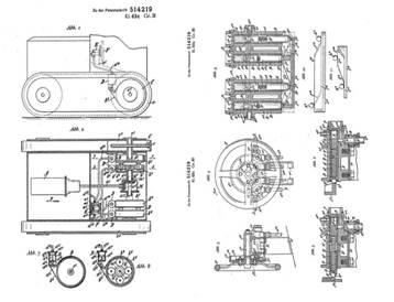 Иллюстрация из патента DE514219C за авторством Эриха Вольфёрта. Заявка датирована 21 июня 1929 года. Это означает, что сама идея может быть старше на пару лет. «Трактор» никого не должен смущать – на деле это схема управления и трансмиссия Kleintraktor - Альтернатива без перспектив | Военно-исторический портал Warspot.ru